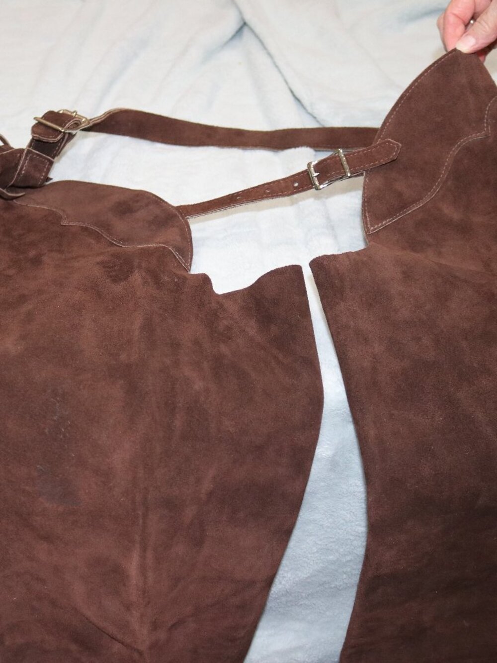 Women's western chaps. Dark brown, size large (14). New. - Picture 14 of 15